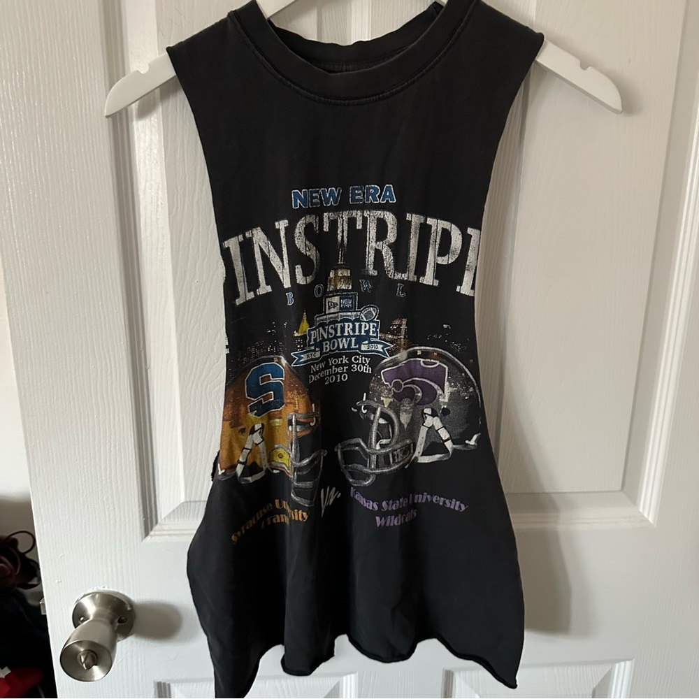 Cut Up Pinstripe Shirt